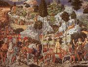 Benozzo Gozzoli Procession of the Magus Gaspar France oil painting artist